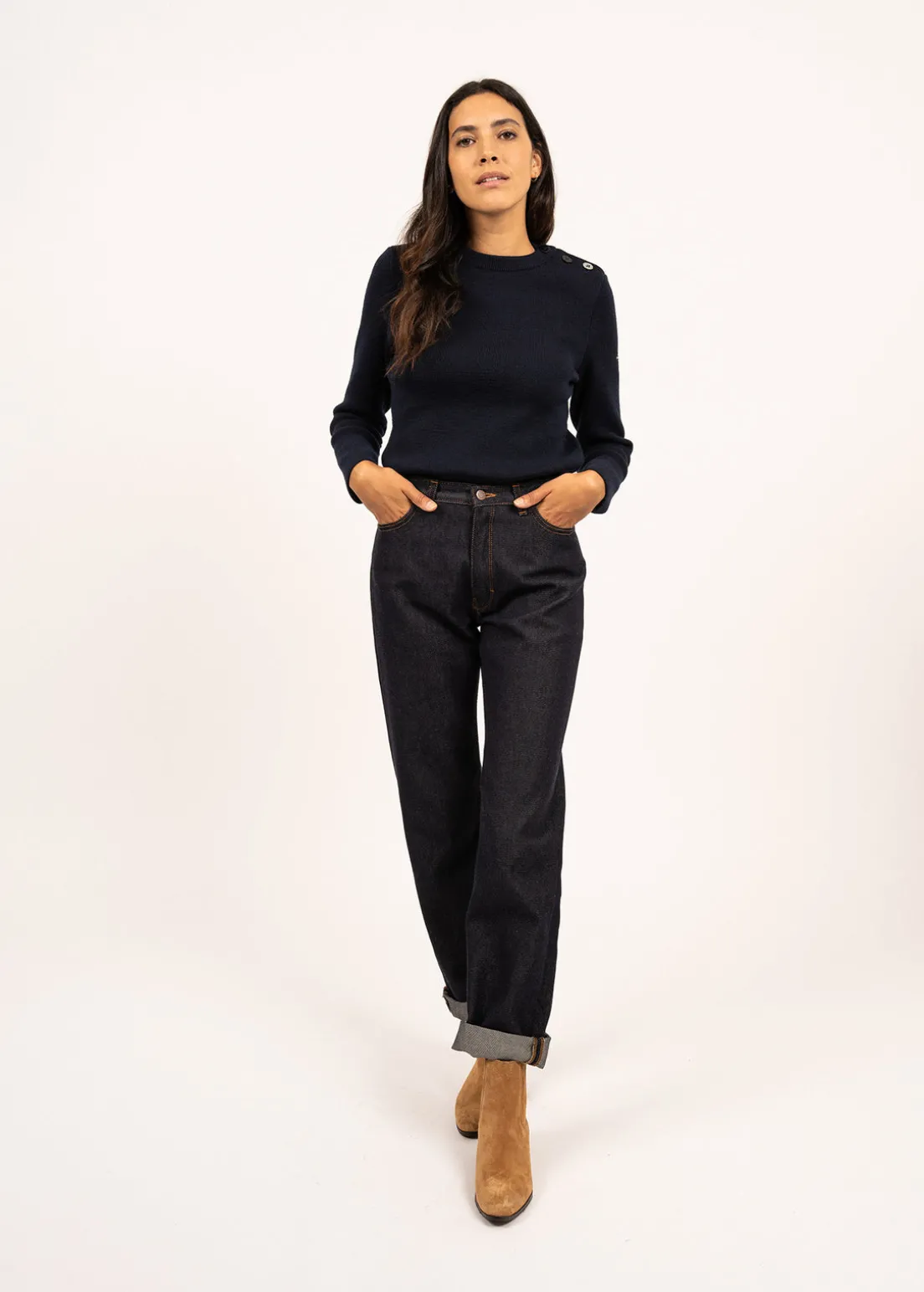 Apolline Mérinos straight jeans