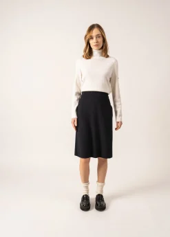 Artigues Straight Wool Skirt
