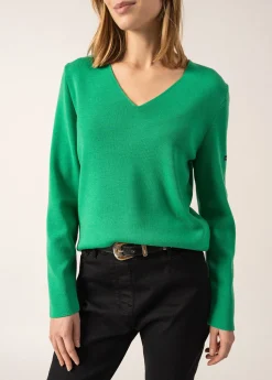 Brehat V neck jumper