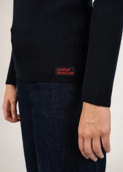 Brégançon sailor jumper with elbow patches
