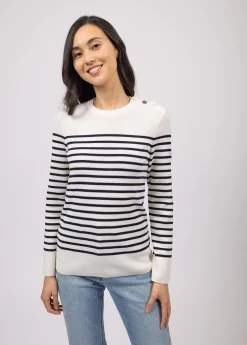 Brégançon striped sailor jumper