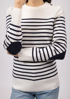 Brégançon striped sailor jumper