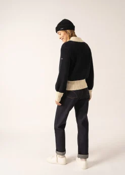 Campus Sports-inspired Cardigan