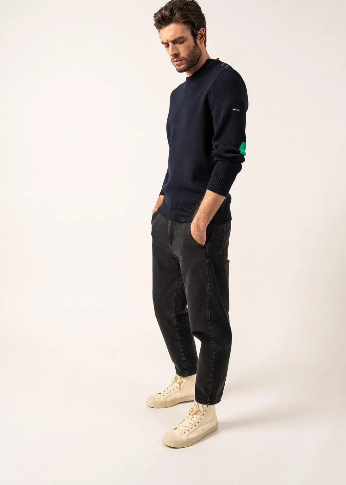 Cancale plain sailor jumper