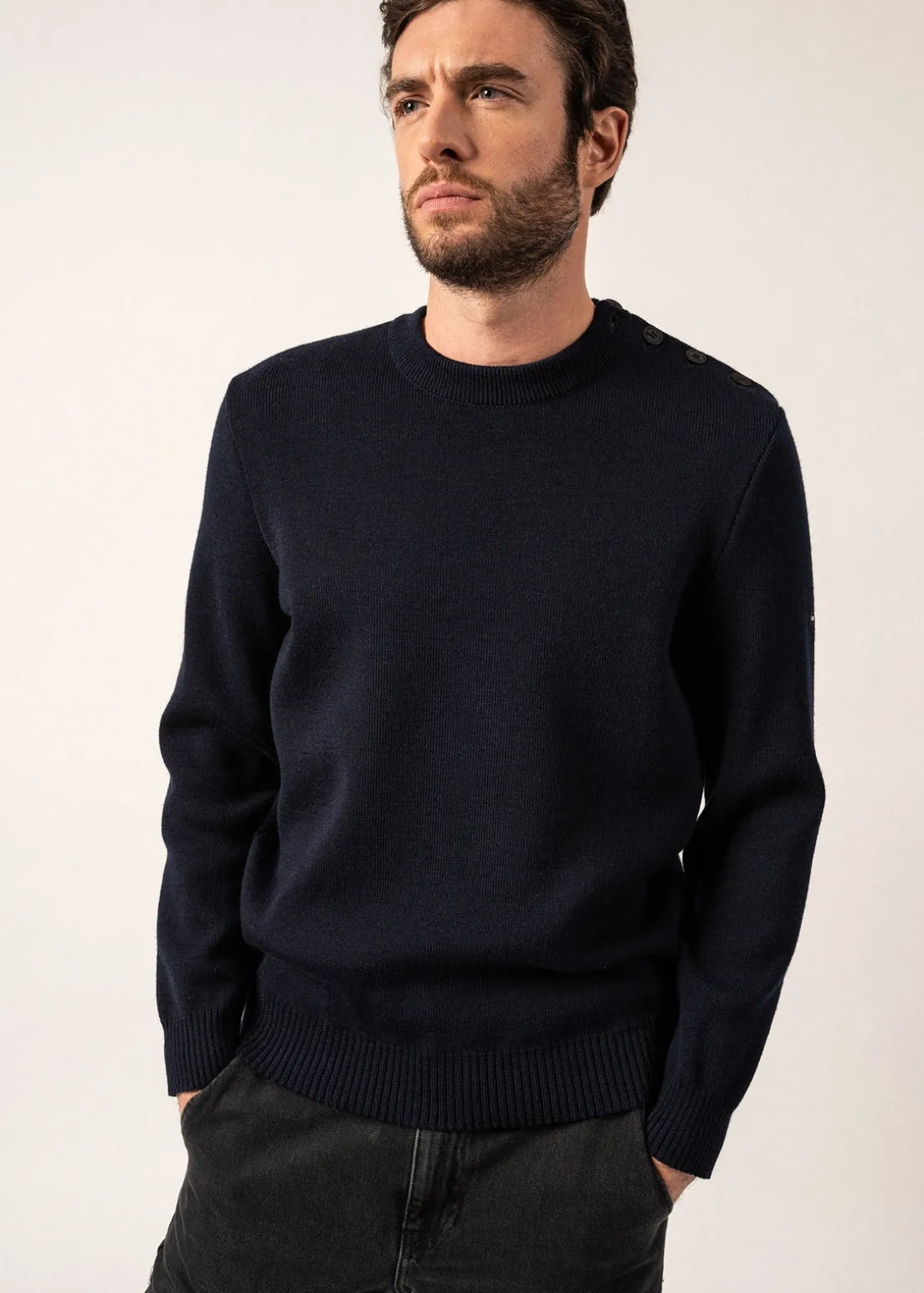 Cancale plain sailor jumper