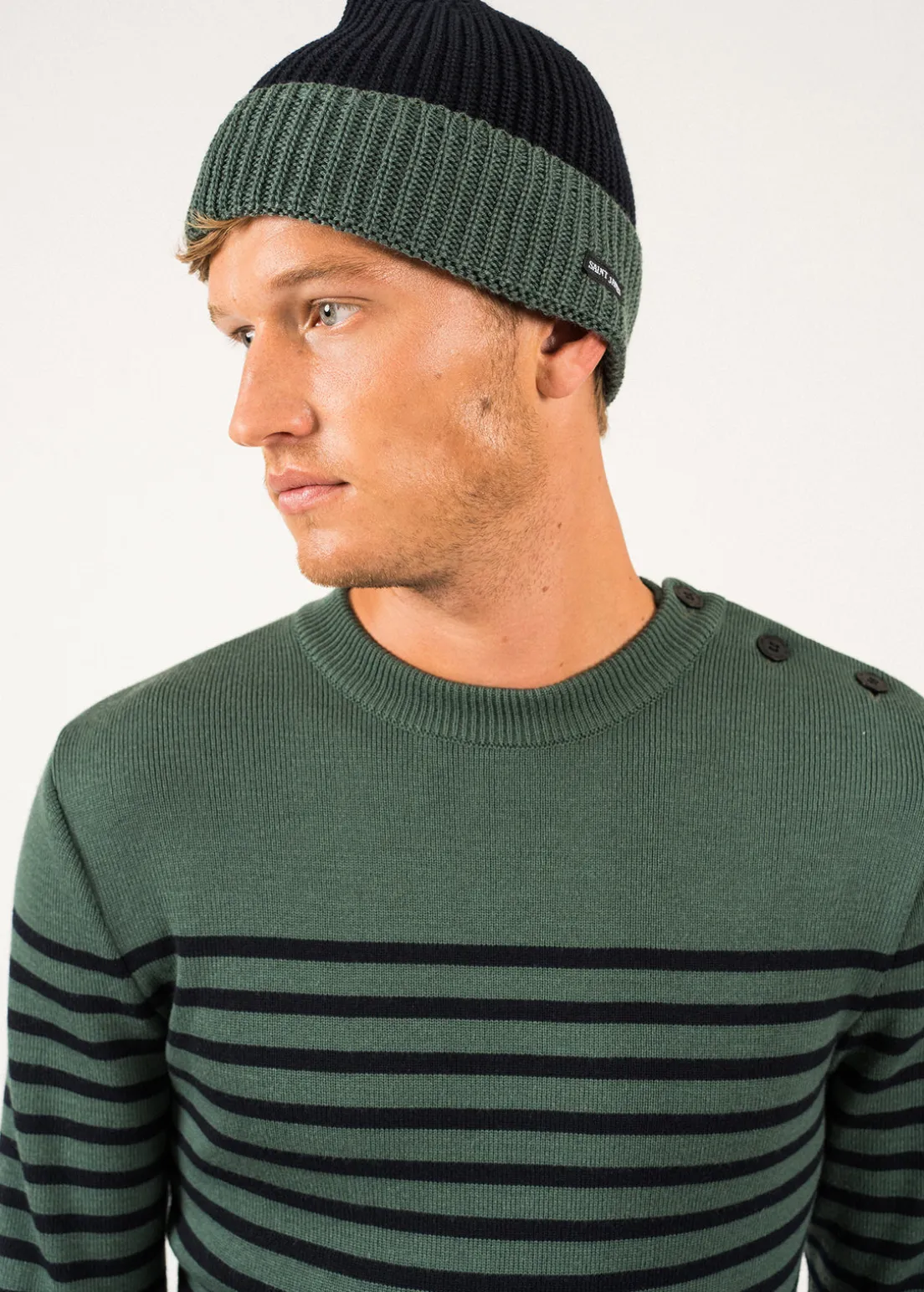 Canot Two-tone Wool Beanie