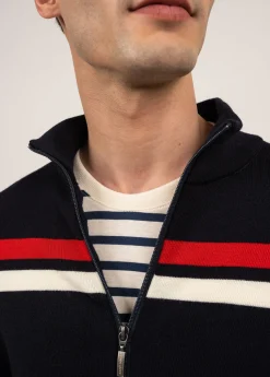 Conquérants zipped wool jacket