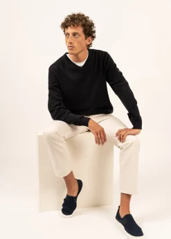 Cuirassé V neck jumper