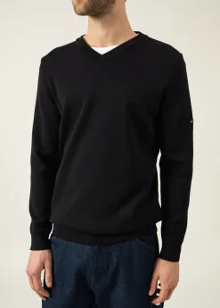 Cuirasse V neck jumper