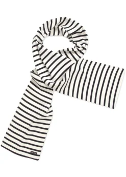 Duguay striped scarf