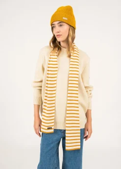 Duguay striped scarf