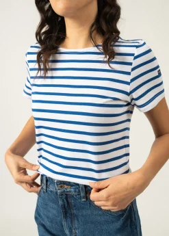 Etrille short sleeve striped sailor shirt