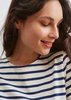 Etrille short sleeve striped sailor shirt