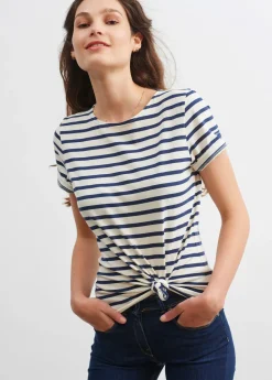 Etrille short sleeve striped sailor shirt