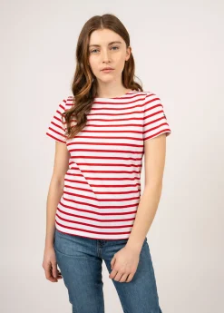 Etrille short sleeve striped sailor shirt
