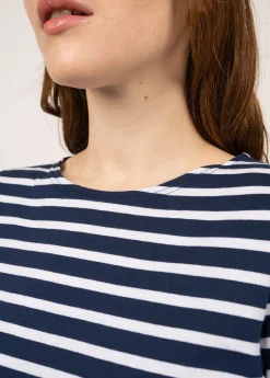 Etrille short sleeve striped sailor shirt