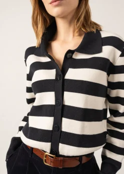 Galway Striped Cardigan