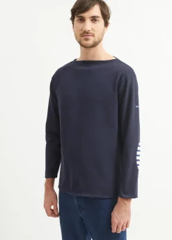 Guildo boat neck sailor shirt