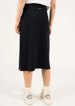 Ile Lacroix Buttoned Wool Skirt