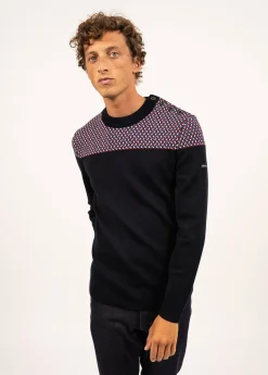 Jacquard sailor jumper