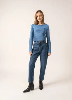 Marée II Lurex sailor jumper