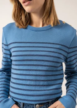 Marée II Lurex sailor jumper