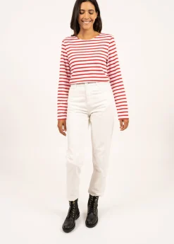 Minquiers unisex striped sailor shirt