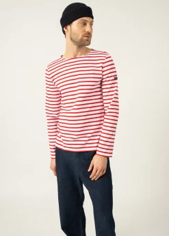 Minquiers unisex striped sailor shirt