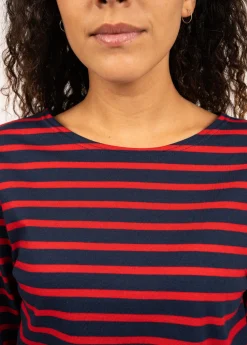 Minquiers unisex striped sailor shirt