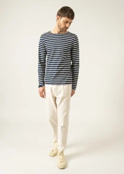 Minquiers unisex striped sailor shirt