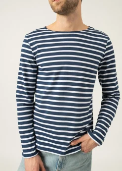Minquiers unisex striped sailor shirt