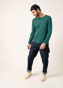 Minquiers unisex striped sailor shirt