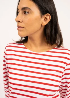 Minquiers unisex striped sailor shirt