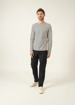 Minquiers unisex striped sailor shirt