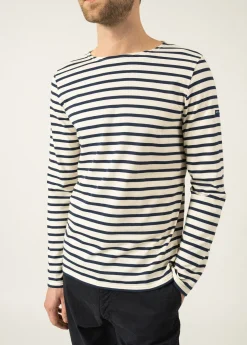 Minquiers unisex striped sailor shirt