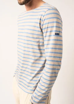 Minquiers unisex striped sailor shirt