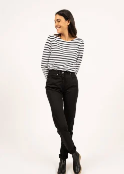 Minquiers unisex striped sailor shirt