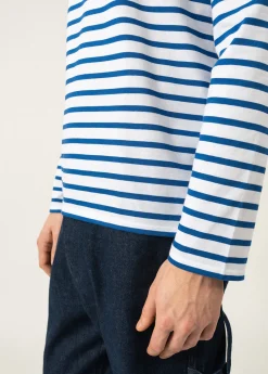Minquiers unisex striped sailor shirt