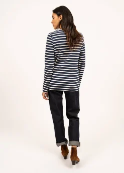 Minquilock iconic sailor striped shirt