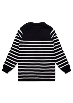 Moussaillon striped sailor jumper for babies