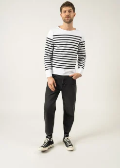 Naval authentic striped sailor shirt