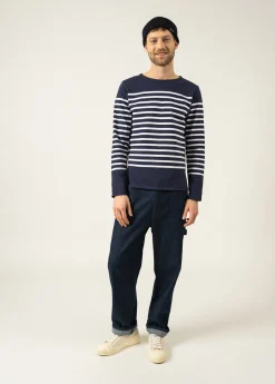 Naval authentic striped sailor shirt