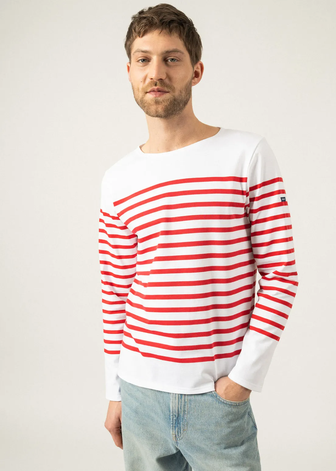 Naval authentic striped sailor shirt