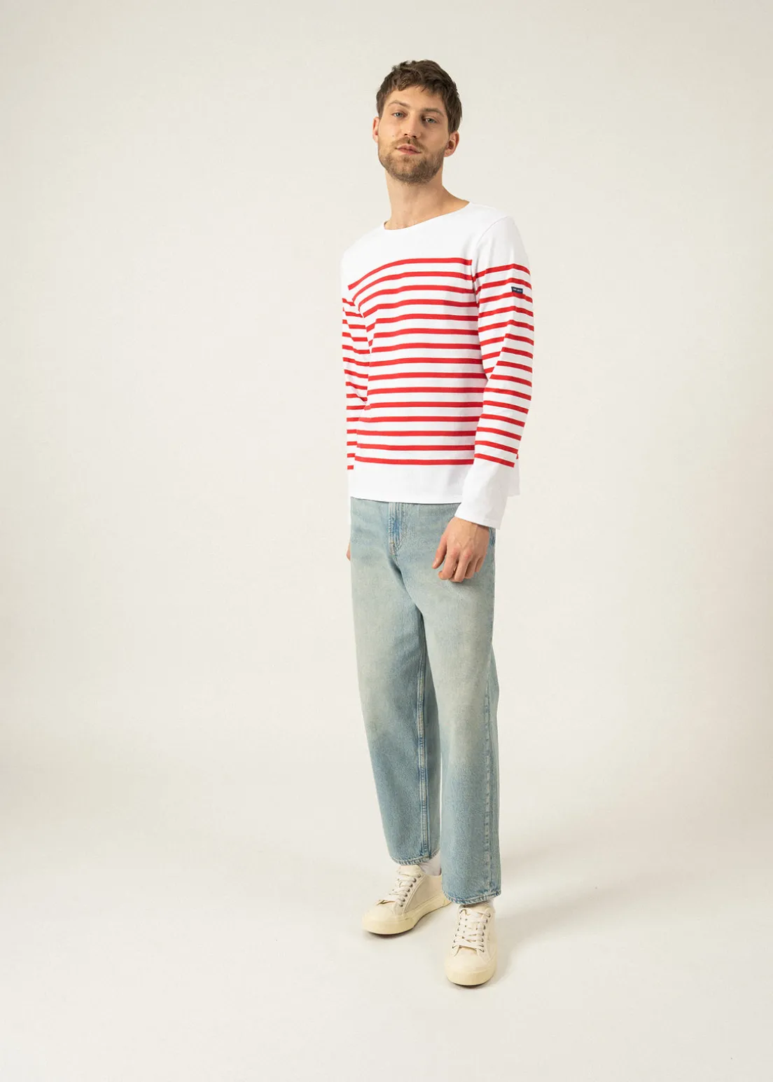 Naval authentic striped sailor shirt