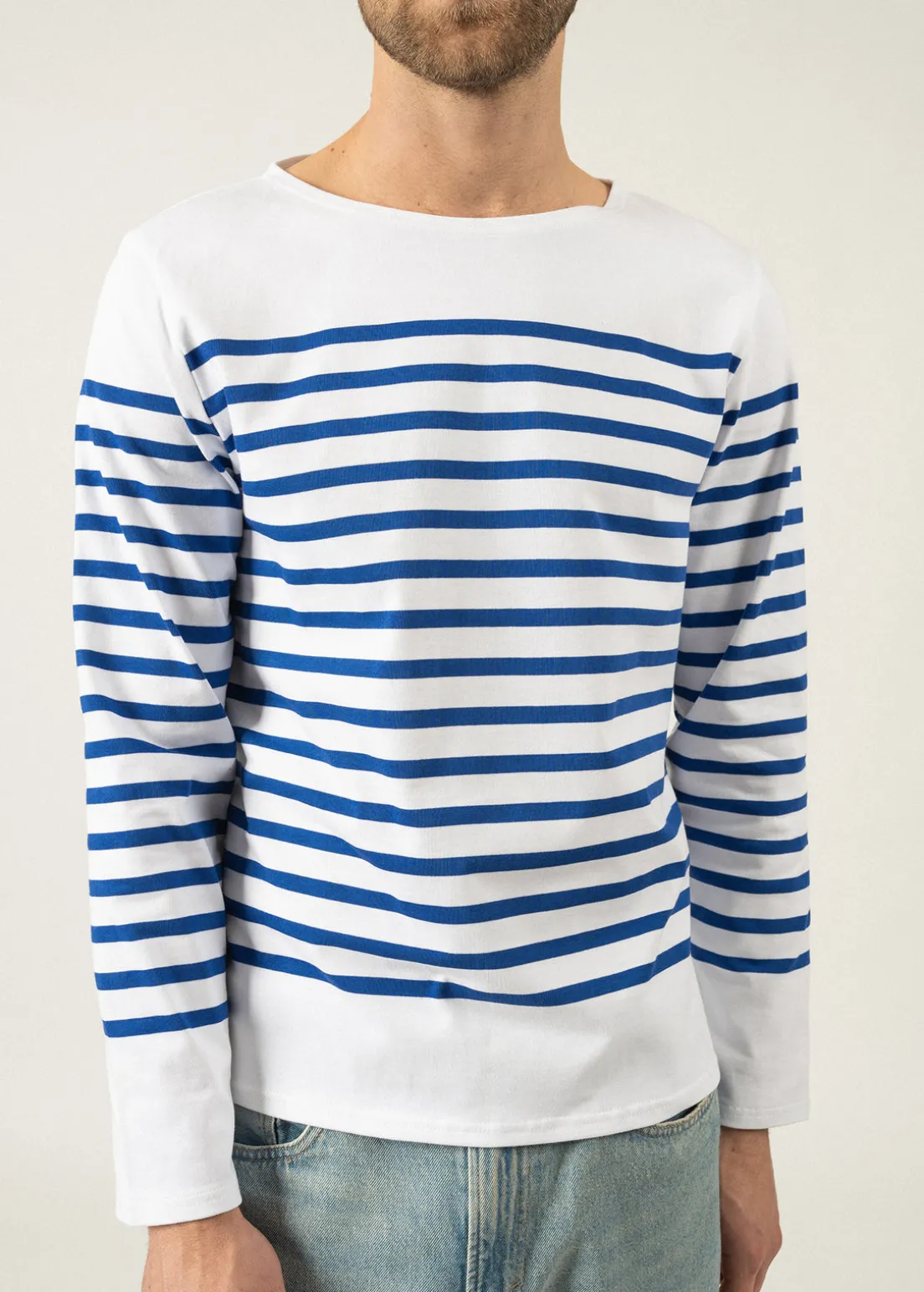 Naval authentic striped sailor shirt