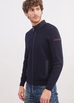 Navigateur zipped cardigan