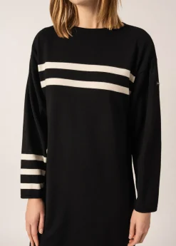 Nuage Striped Wool Dress