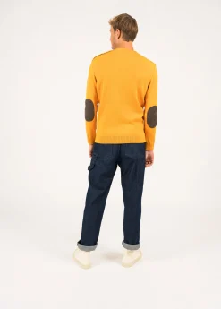 Patrimoine sailor jumper with elbow patches