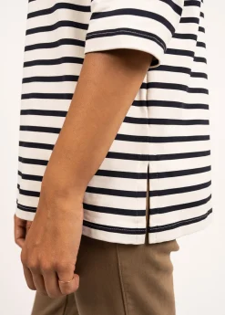 Phare boat neck striped sailor shirt