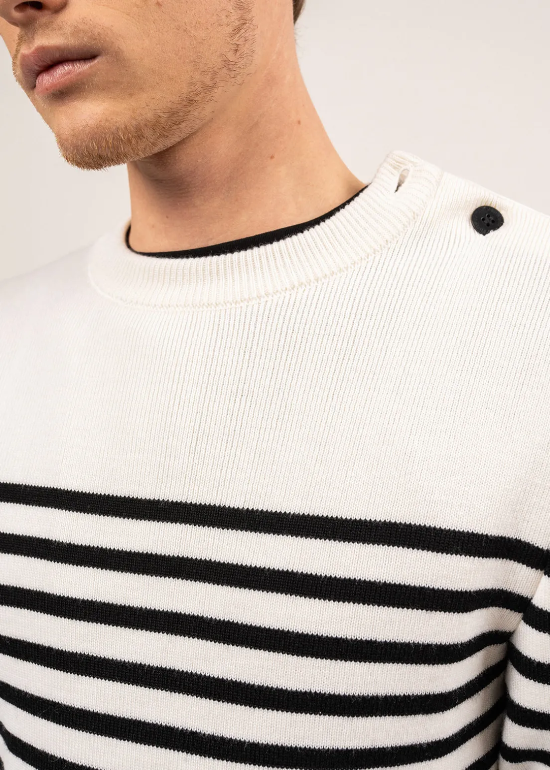 Rochefort striped sailor jumper